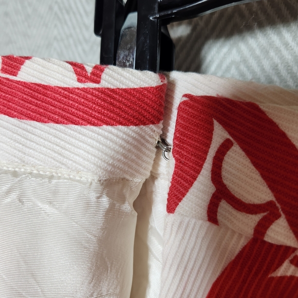 Vintage Wrap Skit Medium Cutom Made Pink And Cream A-Line Skirt See Pictures - Picture 9 of 12